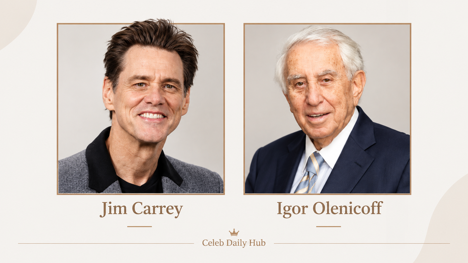 Jim Carrey and Igor Olenicoff
